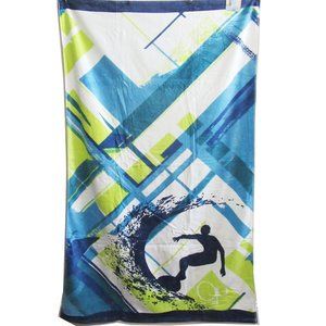 La Jolla California Beach Print Beach Towel by Limezinnias Design Surfing